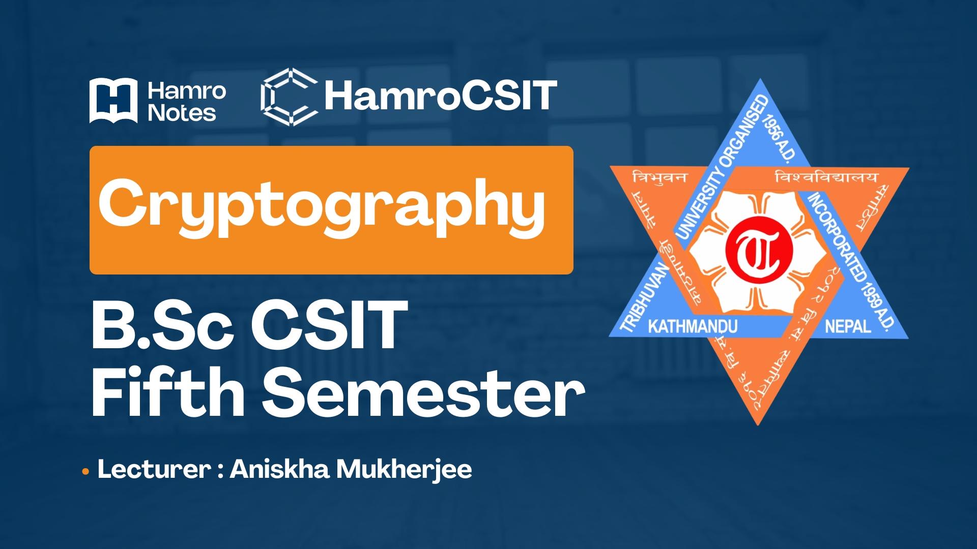 Cryptography